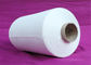 Kniting / Weaving Polyester Spun Yarn Bleaching White with 100% Virgin Fiber supplier