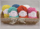Colorful Dyed Hand Knitted Strip Yarn Fancy Yarn For Clothes Scarves supplier